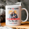 Hotter Than Coffee Personalized 50 Years Anniversary Mug For Her