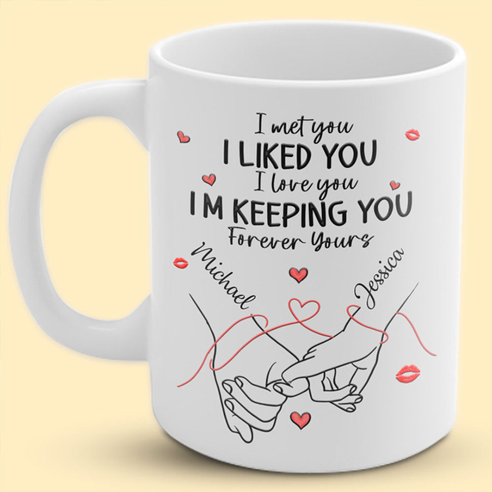 Forever Yours Perfect Mug Personalized Gifts For Couple For Her For Him