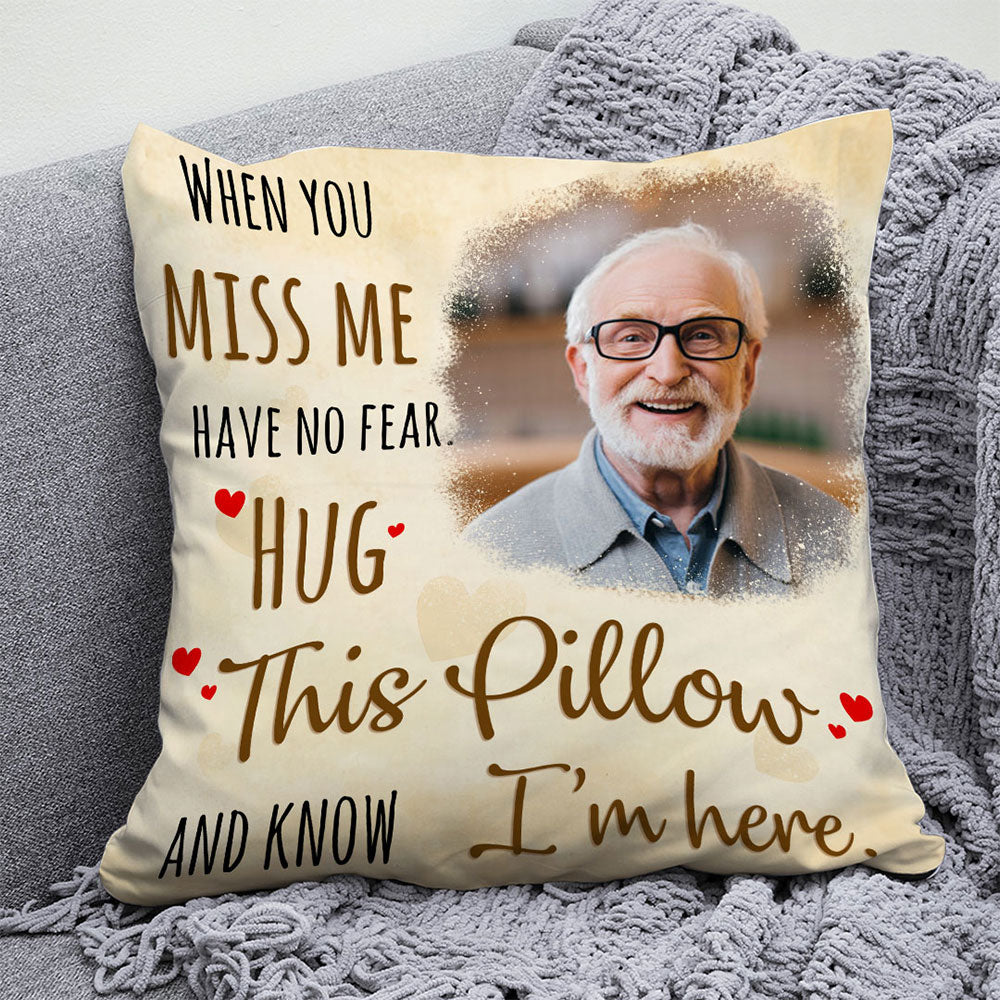 Hug This Pillow Personalized Memorial Gift For Family