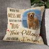 Hug This Pillow Personalized Memorial Gift For Pet Lover