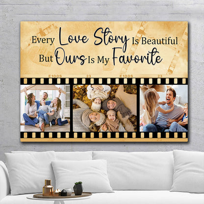 Favorite Love Story Meaningful Canvas Personalized Gifts For Couple