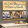 Favorite Love Story Meaningful Canvas Personalized Gifts For Couple