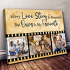 Favorite Love Story Meaningful Canvas Personalized Gifts For Couple