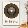 First Dance Vinyl Record Personalized Wedding Gifts For Couple