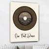 First Dance Vinyl Record Personalized Wedding Gifts For Couple