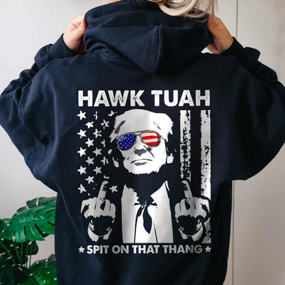 Donald Trump Hawk Tuah Spit On That Thang T-shirt