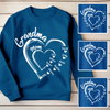 Grandma Mom Heart Meaningful T-shirt Personalized Gift For Grandma