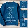 Personalized Girlfriend Wife Mom Grandma T-shirt Gift For Grandma