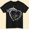 Grandma Heart With Grandkids T-shirt Personalized Gift For Grandma