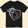 Grandma Mom Heart Meaningful T-shirt Personalized Gift For Grandma