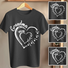 Grandma Mom Heart Meaningful T-shirt Personalized Gift For Grandma