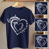 Grandma Mom Heart Meaningful T-shirt Personalized Gift For Grandma