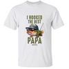 We Hooked The Best Papa Fishing Shirt Personalized Gift For Grandpa