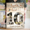 10 Year 10th Wedding Anniversary Built A Life Love Personalized Canvas
