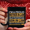 I&#39;m A Proud Mother In Law Funny Coffee Mug