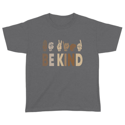 Black Lives Matter Hand Up Be Kind T shirt  Standard Youth Tshirt