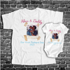 For Dad And Baby Our First Father&#39;s Day Personalized Matching Shirt