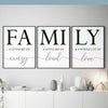 Family Definition Poster Canvas  House Warming Gift