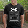 Gift For Dad Nutrition Facts Dad Gift Tshirts For Father