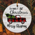Personalized Truck Merry Christmas Baby's First Christmas Ornament
