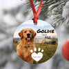 Personalized Dog Memorial Pet Memorial Ornament Your Pawprints Ornament