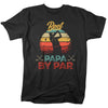 Best Papa By Par Golf Retro Shirt  Gift For Grandfather