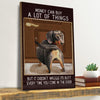 Gift For Dog Lover Money Dont Wiggle Dachshund Dog Canvas