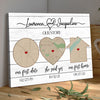 Anniversary Wedding First Home Map Wife Husband Personalized Canvas