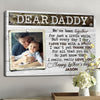 1st Father&#39;s Day New Dad To Be Personalized Image Canvas