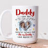 1st Father&#39;s Day New Dad To Be Personalized Image Mug
