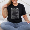 Gift For Boxer Nutrition Facts Boxer Gift Tshirts