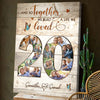20 Year 20th Wedding Anniversary Built A Life Love Personalized Canvas