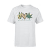Peace Love Cannabis Weed Mom 420 Shirt