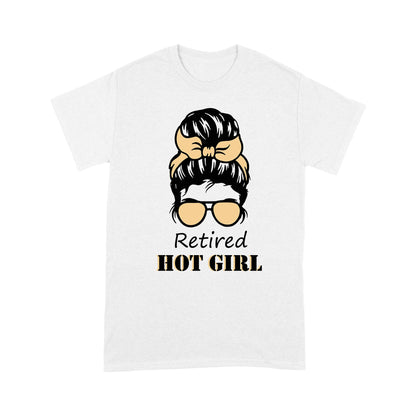 Retired Hot Girl Yellow Glass Tshirt Gift For Girl