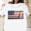 The Reunited State Of America Colourful Flag Shirt