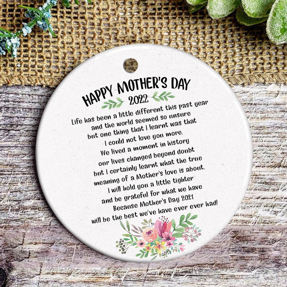 Mother's Day 2021 Meaningful Gift For Mom Ornament
