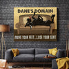 Gift For Dog Lover Domain Of Great Dane Dog Canvas