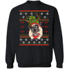Bulldog Reindeer Ugly Christmas Sweatshirt For Dog Lover