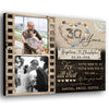 30th Wedding Anniversary 30 Year For Parents Photo Personalized Canvas