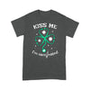 Kiss Me I&#39;m Vaccinated St Patrick Day Shirt For Women For Men