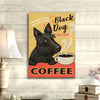 Gift For Dog Lover Coffee And Scottish Terrier Dog Canvas