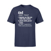 Dad Known As The One With The Wallet Tshirt  Gifts For Dad