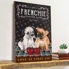 Gift For Dog Lover No More Bacon Coffee Club French Bulldog Dog Canvas