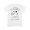 I Run On Caffeine Dachshunds And Cuss Words Cute Drawing Dog Shirt Gift For Dog Lover