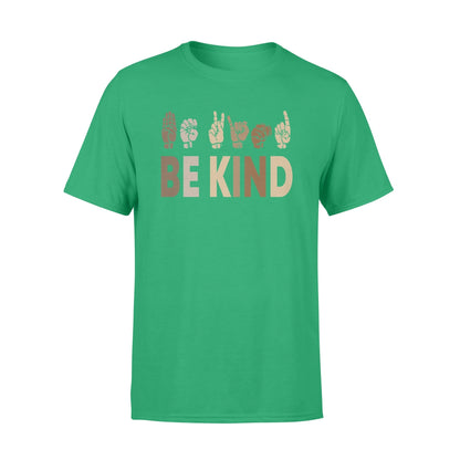 Black Lives Matter Hand Up Be Kind T shirt  Standard Tshirt
