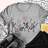 Skull Dancing With Fireworks Independence Day 4th of July Shirt