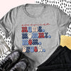 American Mama Mommy Mom Brush Independence Day 4th of July Shirt