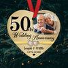 50th Wedding Anniversary Ornament Personalized Gift For Wife Husband