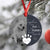 Personalized Dog Memorial Forever Loved Your Paws Left Pawprints Ornament