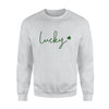 Lucky Shirt Women St Patrick&#39;s Day Patty Lucky Shirt  Standard Crew Neck Sweatshirt